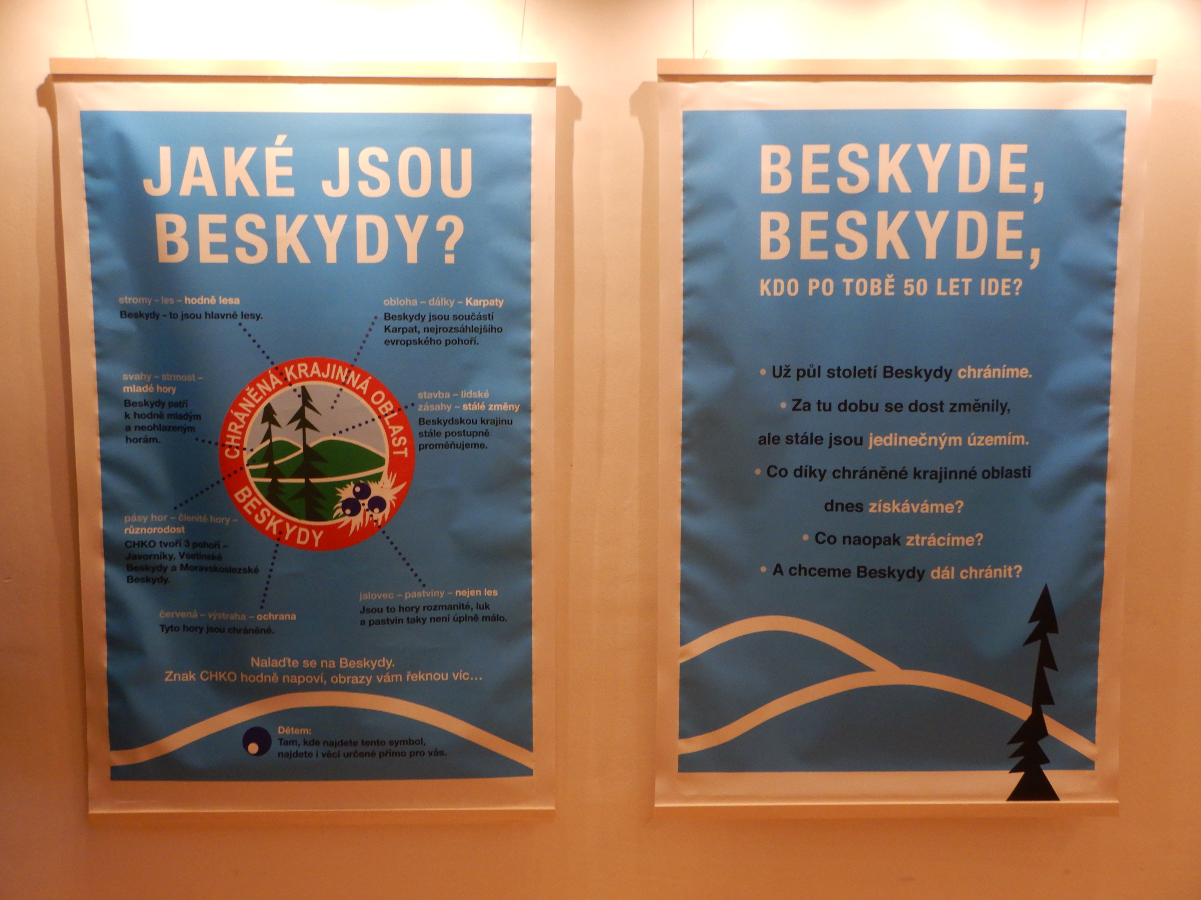 Výstava 50 let Beskyd.